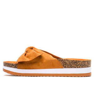 Sandalia Mujer Camel Allison Chancleta